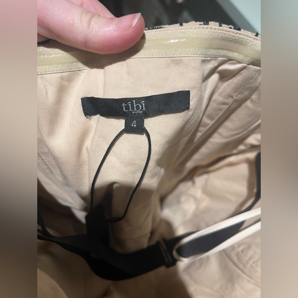 Tibi Elegant Floral eyelet Strapless Dress - Picture 5 of 5